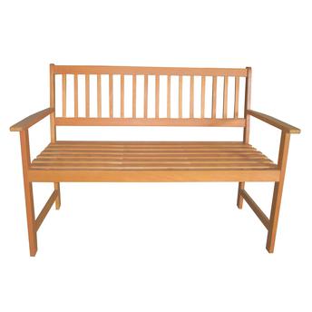 Buy THB 2-Seater Eucalyptus Wood Garden Bench Generic (124 x 61 x 89 cm ...