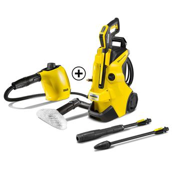 Buy Karcher K4 Power Control Pressure Washer (130 Bar) + Karcher SC 1 ...