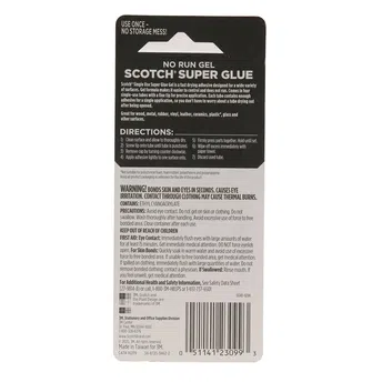 Scotch® Super Glue Gel, Single Use