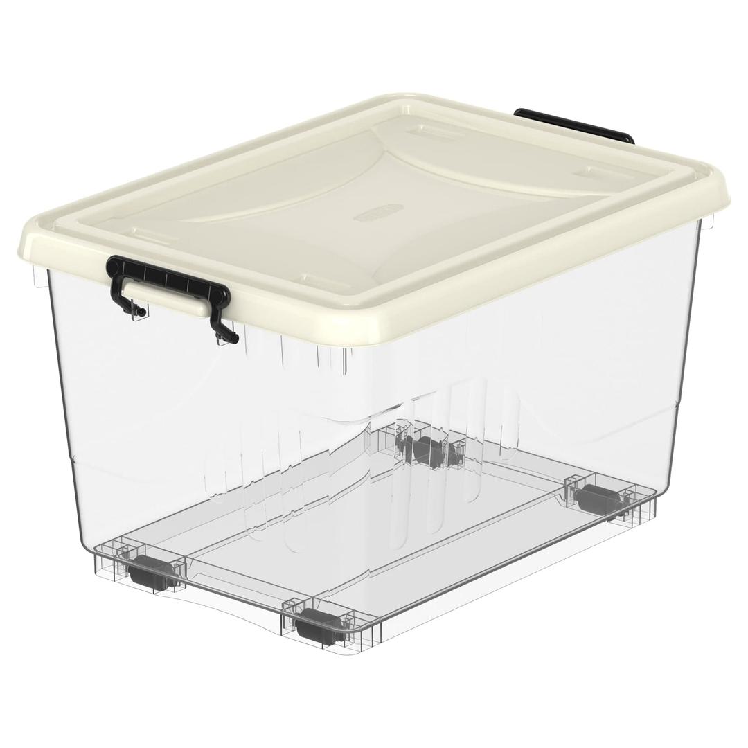 Buy Cosmoplast Plastic Storage Box W/ Lid (33 L, 53 x 37 x 30 cm