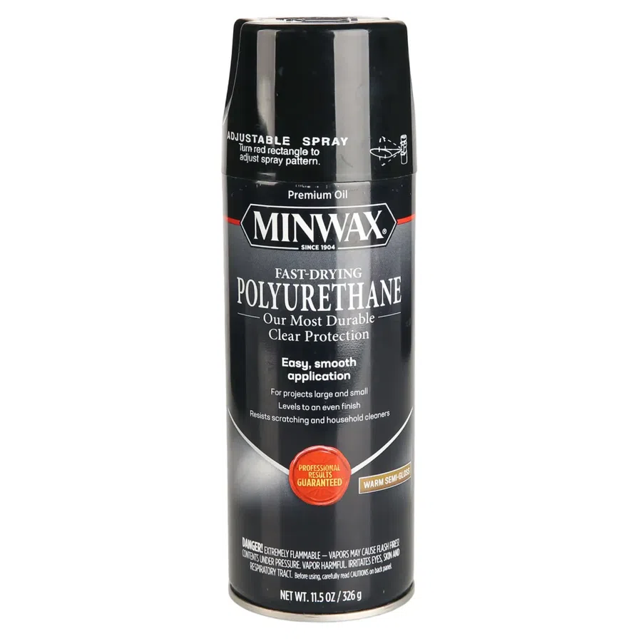 Minwax Polycrylic Protective Finish Aerosol Clear Satin 11.5-Oz 