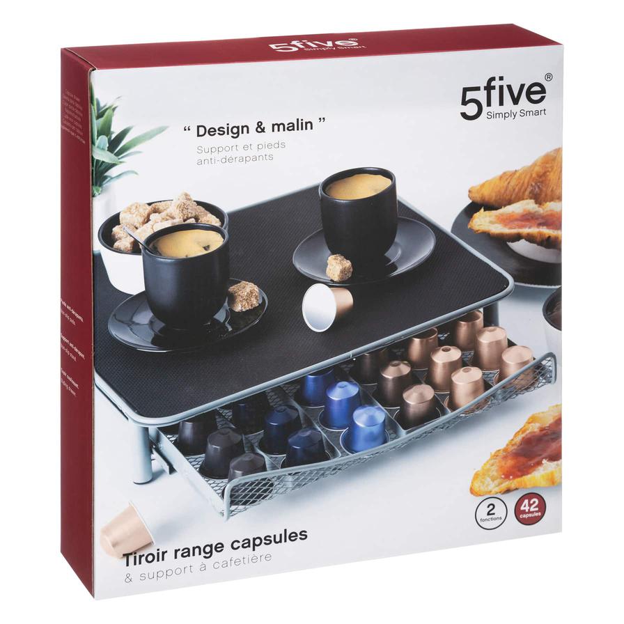 5five Simply Smart capsule rack with drawer, coffee capsule stand