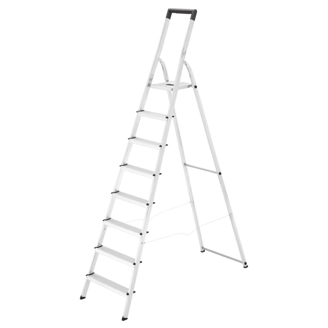 Buy Hailo Selekta Basicline 8 Tier Step Ladder 56 x 12 x 252 cm Online in Qatar ACE