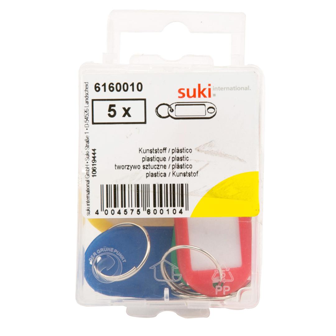Buy Suki Plastic Key Tags (Pack of 5, Multicolored) Online in Qatar | ACE