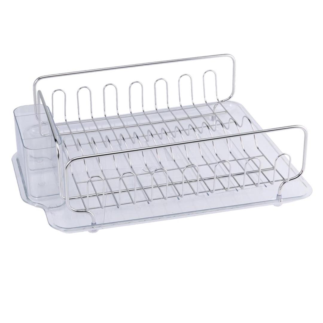 Interdesign Forma Lupe Dish Drainer, Stainless Steel