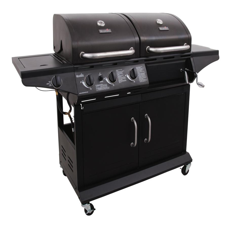 Buy Char Broil Deluxe 3 Burner Gas Charcoal Combo Grill Online