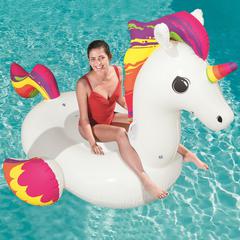 Bestway Supersized Unicorn Ride-On (224 x 164 cm)