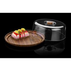 Evelin Cake Serving Tray W/Cover (30.5 x 10.5 cm)