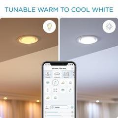 مصباح LED بدرجات اللون الأبيض يدعم واي فاي قاعدة E 27 ويز، A60 (9 واط، أبيض قابل للتعديل)