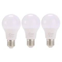 عبوة لمبات LED E27 نوع A ليفين (3 قطع، 9 واط، أبيض ضوء نهاري)