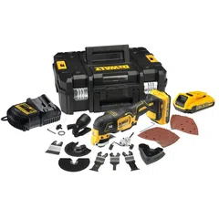 Buy Dewalt Cordless Oscillating Tool W Batteries Charger DCS355D2 GB 18 V Online in Qatar ACE