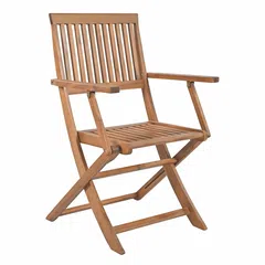 Roswell Acacia Wood Dining Armchair (2 Pc., 61.5 x 56 x 90 cm)