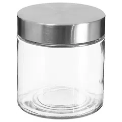 5Five Nixo Glass & Stanless Steel Jar (0.75 L)
