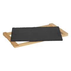 SG Rio Bamboo Slate Plate (L. 35 x D. 20 x H. 1.5 cm)