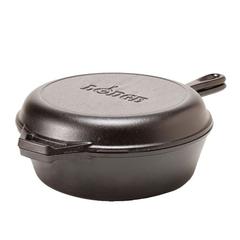 Lodge Cast Iron Combo Cooker (27 cm, Black)