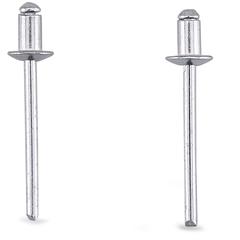 Suki Aluminium Rivets (4 × 6 mm, Pack of 100)